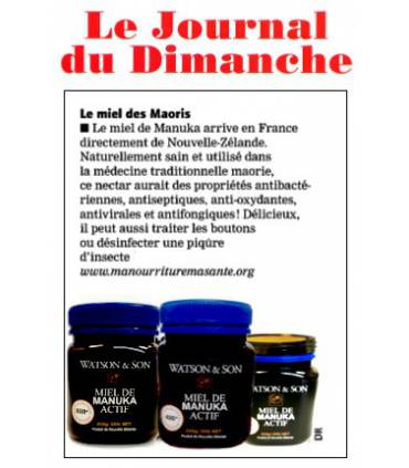 Miel Manuka M?thylglyoxal (MG) 400 - 250g de Nouvelle-Z?lande