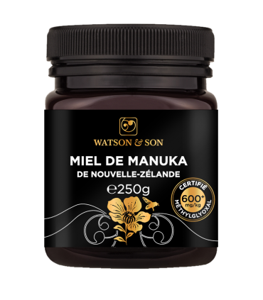Miel Manuka Méthylglyoxal (MG) 600 - 250g de Nouvelle-Zélande