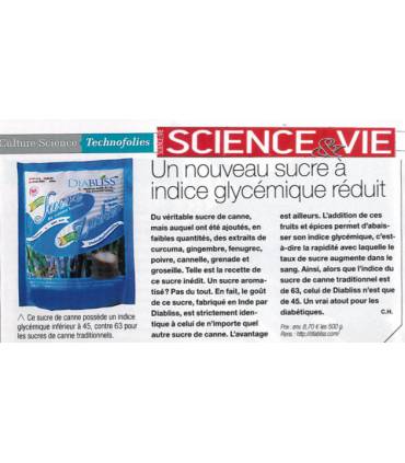 article Sciene et Vie  Sucre de canne pour diab?tiques, minceur et recettes sans sucre